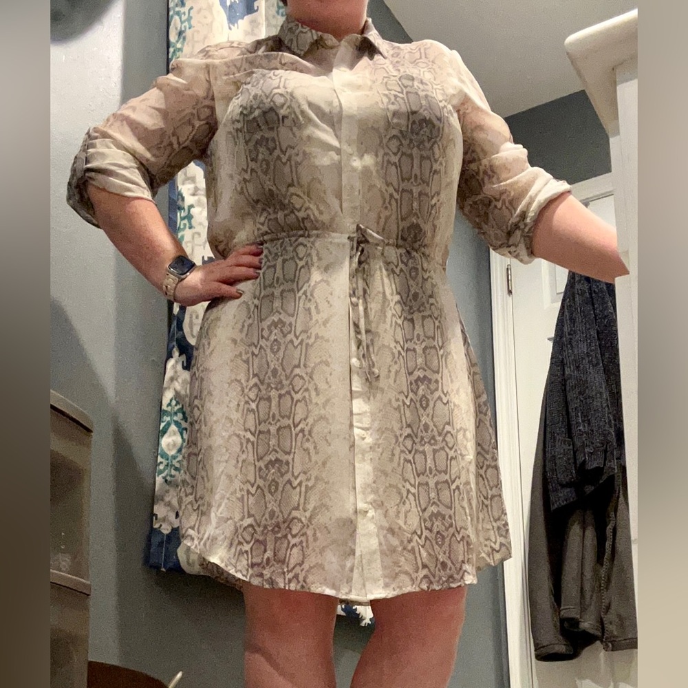 Old Navy XL snake skin dress